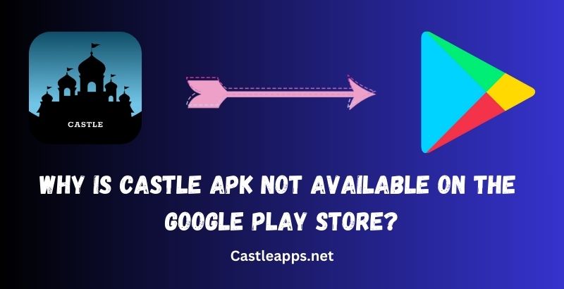 Why is Castle APK not available on the Google Play Store?